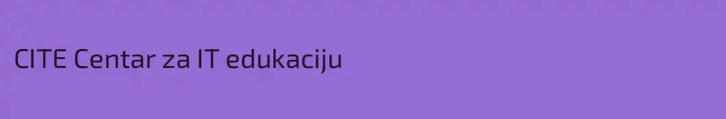 CITE Centar za IT edukaciju